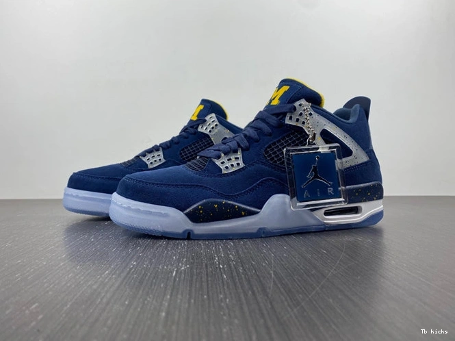 Reps TBK 4 Michigan 3938 Retro AJ4- Soft Jordan 1025